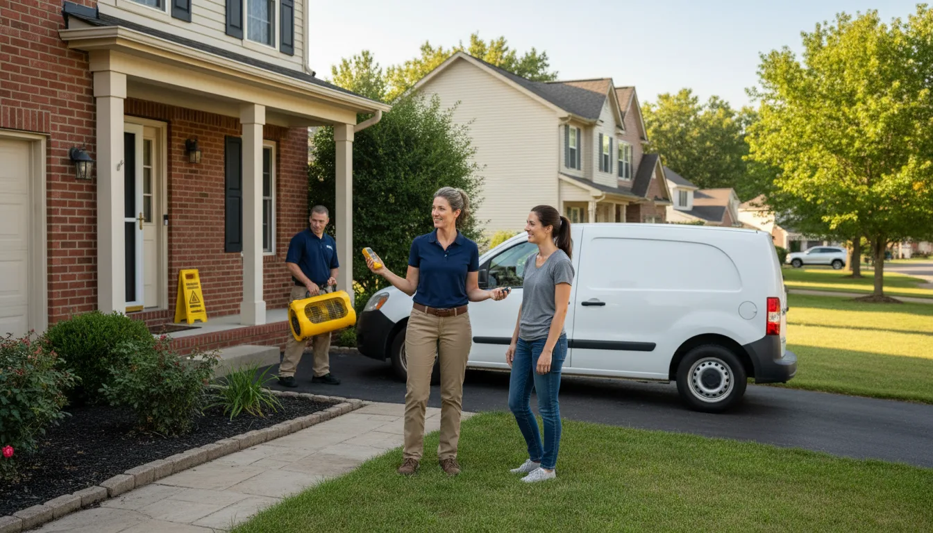 Water restoration image for Home Water Damage Repair in Spring Hope, NC